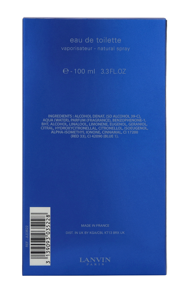 Lanvin Oxygene Homme Eau de toilette Spray 100ml