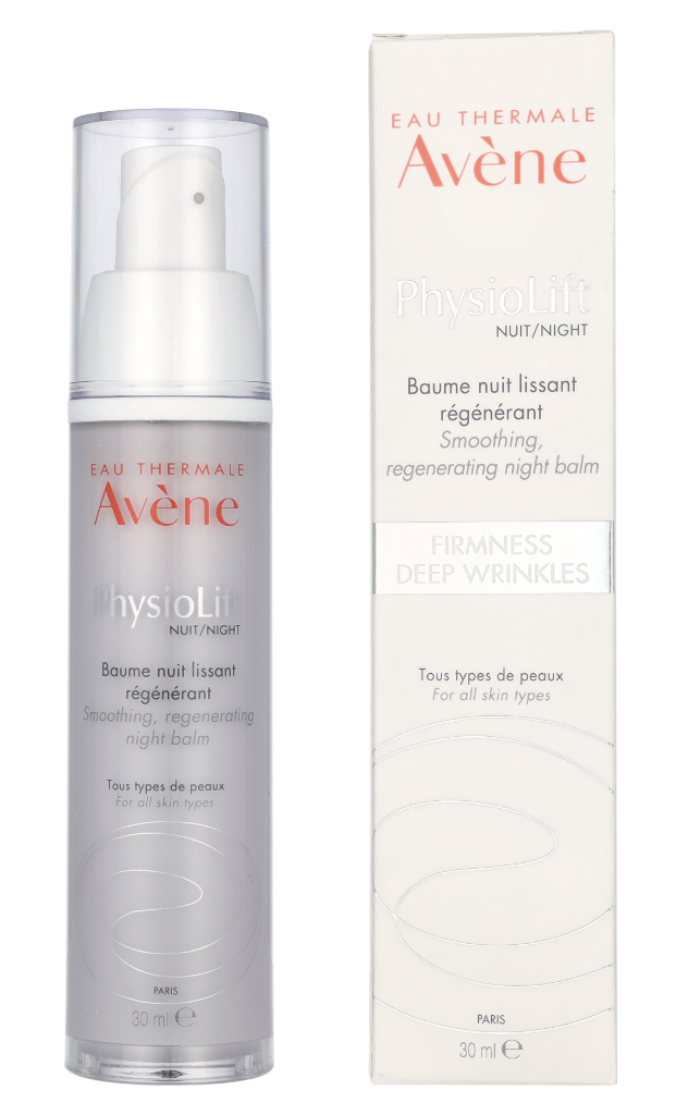 Avene PhysioLift Night Smoothing, Regenerating Night Balm 30 ml