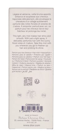 Dior J'Adore Hair Mist 40 ml
