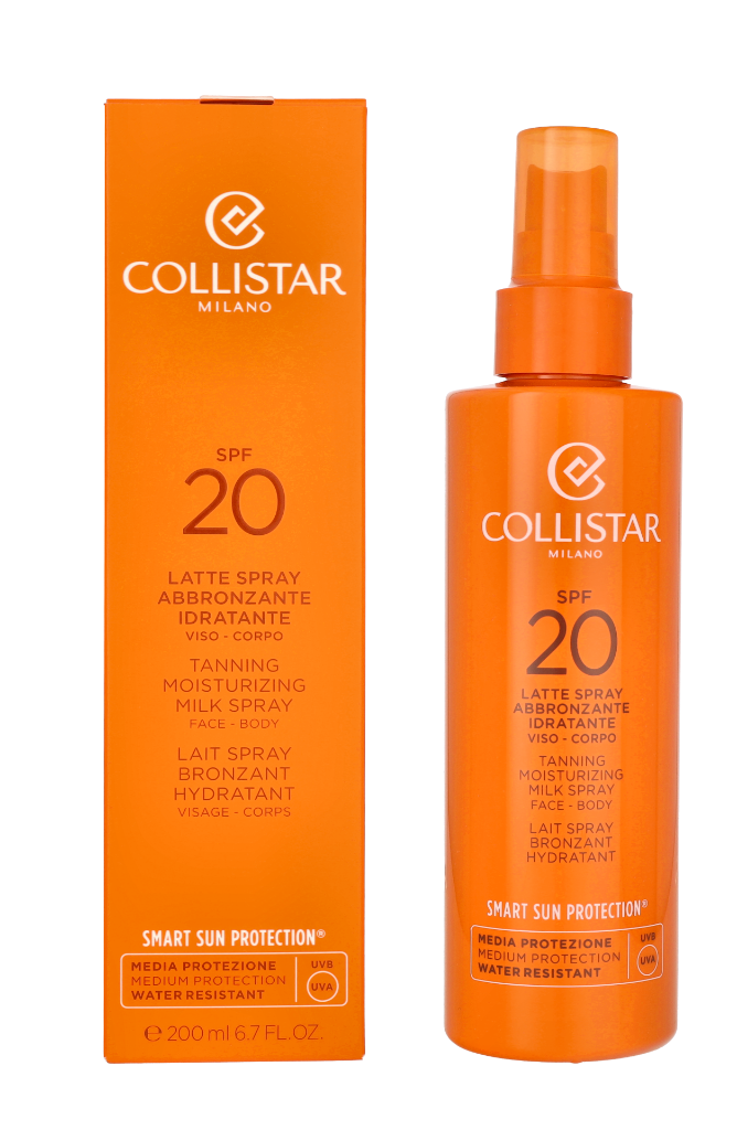 Collistar Tanning Moisturizing Milk Spray Face-Body SPF20 200 ml
