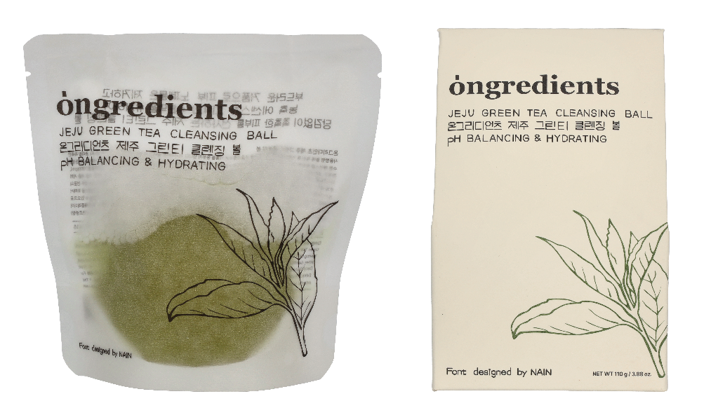 Ongredients Jeju Green Tea Cleansing Ball 110 g