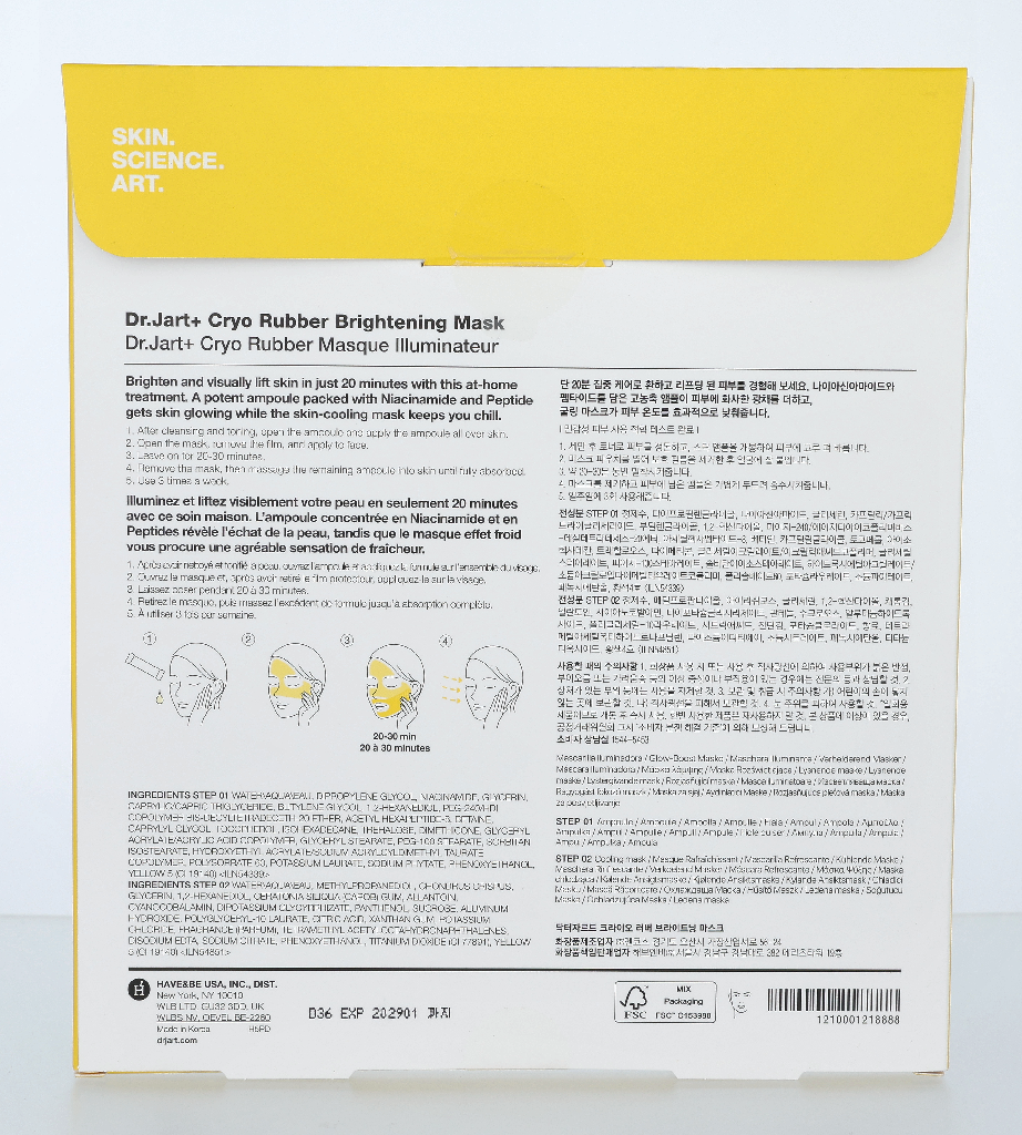 Dr. Jart+ Cryo Rubber Brightening Mask 44 g
