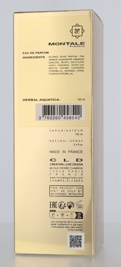 Montale Herbal Aquatica Eau de Parfum Spray 100 ml