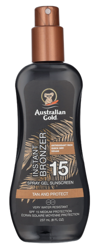 Australian Gold Spray Gel Instant Bronzer SPF15 237 ml