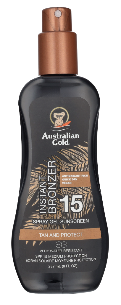 Australian Gold Spray Gel Instant Bronzer SPF15 237 ml