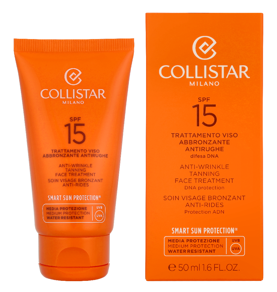 Collistar Anti-Wrinkle Tanning Face Treatment SPF15 50 ml