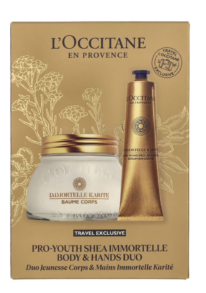 L'Occitane Immortelle Pro Youth Shea Hand Cream & Body Set 150 ml
