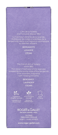 Roger & Gallet Lavande Royale Wellbeing Fragrant Water 100 ml