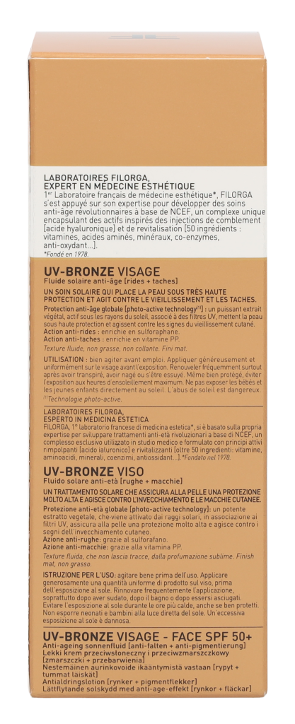 Filorga UV Bronze Face Sun Fluid SF50+ 40 ml
