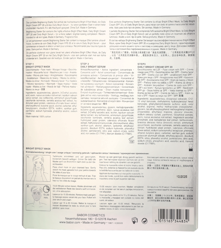 Babor Brightening Intense Try Me Set