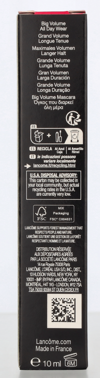 Lancome Monsieur Big Mascara 10 ml