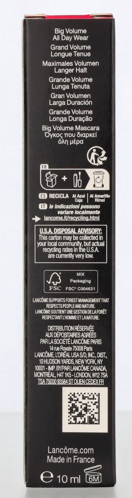 Lancome Monsieur Big Mascara 10 ml
