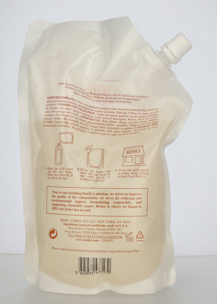 Kiehl's Grapefruit Liquid Hand Soap Refill 1000 ml