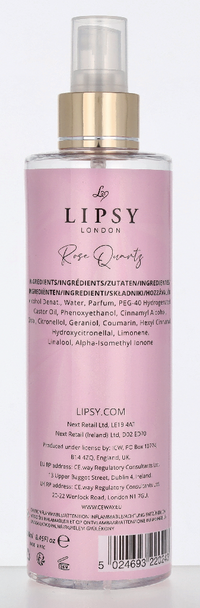 Lipsy Rose Quartz Body Mist 250 ml