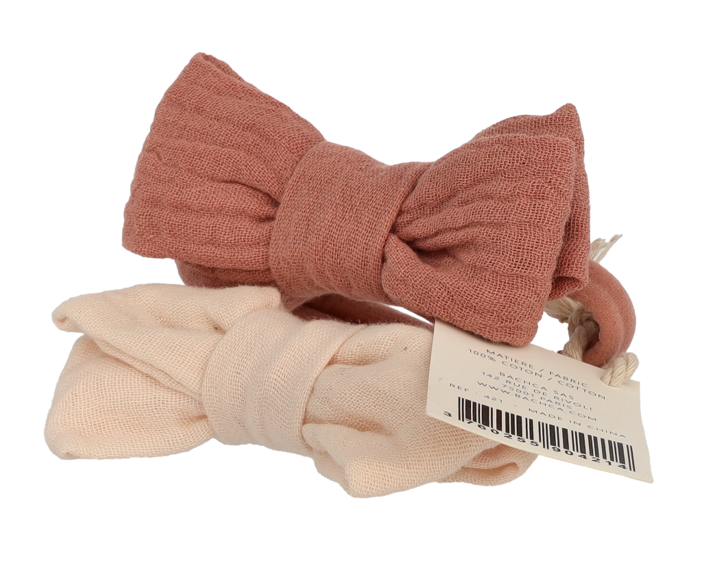 Bachca Paris Gauze Knot Elastic Bows Set 2 Stueck