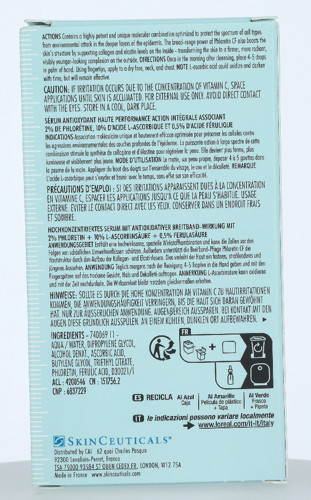 SkinCeuticals Phloretin CF Serum 30 ml