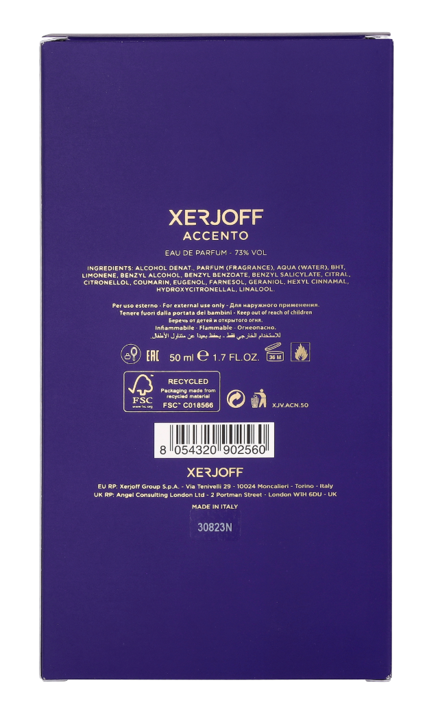 Xerjoff Accento Edp Spray 50 ml
