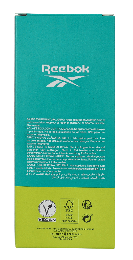 Reebok Cool Your Body Women Edt Spray 100 ml