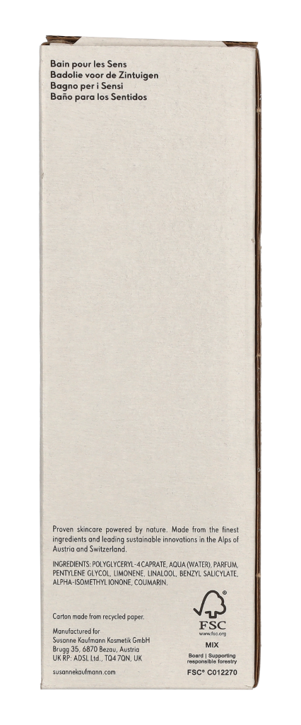 Susanne Kaufmann Bath For The Senses 100 ml